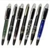 5A Crystal on Top Rollerball Gel Pen Zwart en Zilver Circle Cove M Rollerball Pen Met Serienummer