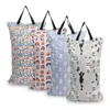 Diaper Bags Waterproof Reusable Wet Bag Printed Pocket Nappy Bags Baby Travel We 220823