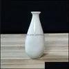 花瓶の装飾ガーデンノルディックスタイルのバスケットフラワーズ花瓶かわいいミニセラミック植木鉢アロマセラピーボトル装飾ドロップ配達2021 SI
