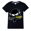 Ninja Kidz B Kids Clothes Cotton Short sleeved T shirts Children Sweatshirt Cartoon Teenager Tops Boys Girls Clothing 220620