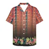 M￤ns avslappnade skjortor m￤n cumagical 2022 grossist m￤n t-shirts anpassade hawaiian blommor strand tryck man kl￤der plus size semester