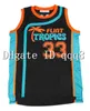 QQQ8 Toppkvalitet 1 33 Jackie Moon Flint Tropics Jersey Green White Black College Basketball 100% Stiched Size S-XXXL