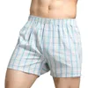 M￤ns s￶mnkl￤der herrpyjamas s￶mnbottnar sexiga underkl￤derpl￤det shorts boxare hem l￶s lounge pyjama trosor m￤n boxare shortsmens
