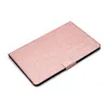 Étui à paillettes mignon pour Samsung Tab S7 T870 S8 X700 X706 fentes pour cartes couverture en cuir PU