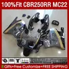 Injection Body For HONDA CBR 250RR 250 RR CC CBR250RR 90 91 92 93 94 95 96 97 98 99 131No.35 250CC MC22 CBR250 RR Grey black 1990 1991 1992 1995 1996 1997 1998 1999 Fairing