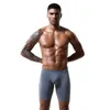 Underbyxor stil lång boxers underkläder sömlösa is silke fast andan shorts sexiga snabba torra pantsunderbyxor