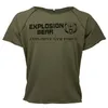 筋肉質の夏の男性Tシャツo-neck cotton tops closes workouttnestness tshirts Male Bodybuilding半袖Toptees 220513