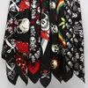 Poliestere Pirati Teschio Sciarpe Foglie Reggae Bandane Uomini Hiphop Fascia Foulard Donne Fazzoletto da collo Copricapo Fazzoletto