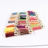 3cm Small Tassel Charms White K Clothing accessories DIY Key Chain 100PcsLot Mix Colors3704141