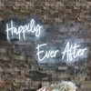 Déco Custom LED pour Happily Ever After After Flexible Néon Engin de mariage Happy Birthday Decoration Lights 2206151581542