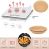 NONSTICK AIR FRYER PAPPER Disponibla foder Non-stick Mat Steamer Baking Mikrovågsugn Parchment Paper Cheesecake Kitchen Cookers
