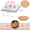 Friteuse à air antiadhésive Papier jetable Doublure Tapis antiadhésif Cuisson à la vapeur Four à micro-ondes Papier parchemin Gâteau au fromage Cuisinières de cuisine