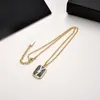 Women Jewelry Designer Necklace For Men Designers Pendant Necklaces Gold Chain Party Wedding Gift Lovers Luxury Letter Y Box 2022 Nice