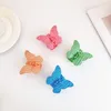 S2854 Fashion Jewelry Water Ripple Butterfly Hair Clip for Women Girls Bobby Pin Resin Barrette Back Head Barrettes Hair Accessory