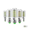 Ampoules LED E27 E14 24W Smd5730 Lampe 7W 12W 15W 18W 220V 110V Corn Lights Bbs Lustre 36 48 56 69 72 Leds Drop Delivery Lighting Dhkuz