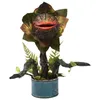ピラニアの花映画プロップヤード樹脂装飾品リトルショップオブホラーハロウィーンの装飾 Jardineria Decoracion T220801