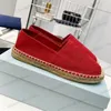 Classics Women Espadrilles Flat Canvas Shoes Lambskin Loafers Fisherman Shoe Size 35-41