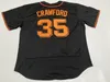 Beyzbol Jersey Matt Chapman Thairo Estrada Lamonte Wade Jr Michael Conforto Mike Yastrzemski Brandon Crawford Logan Webb Mays Bonds Buster Posey Tim Lincecum Lee