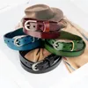 Charm Bracelets European And American Trade Simple Bracelet Light Leather Two-ring Winding Belt Buckle Multi-color Watch BandCharm Lars22
