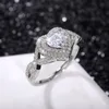 Coeur cubique zircone bague de mariage pour les femmes de bonne qualité élégant accessoires féminins amour cadeau bijoux de mode