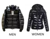 womens Outerwear Classic Down Coat Winter Puffer Jacket Hooded Designer Parka Men Jackets Letter Flower Luxury Streetwear Homme Unisex Coats S-XXL