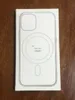 Magsoge Transparente, klare, magnetische, stoßfeste Handyhüllen aus Acryl für iPhone 13 12 Mini 11 Pro Max XR XS X 8 7 Plus mit Einzelhandelsverpackung, kompatibles Magsafe-Ladegerät