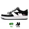 With Socks Authentic Designer Sta SK8 Casual Shoes Women Mens Bapesta trainers Patent Leather Camo Beige White Black Grey Bapestas Platform Sneakers Size 36-45