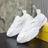 Top Quality White Mesh Men sneaker FLOW Slip-on Knit Sneakers Shoes Corrugated Sole Trainer Techniques Rubber Tech Fabrics Traine Embellished Lightweight 36-45