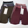 LL Yoga-Shorts für Damen, Fitness, Sport, 4-Punkt-Hose, Laufen, Stretch, schlankmachende Füße, schweißabsorbierende Shorts