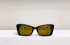 Kadın Yaz Kedi Gözü Güneş Gözlüğü Siyah Gri Lens Kare Şekli Güneş Gözlükleri Kutusu ile 5430 UV Gözlük