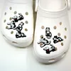 Fluoroscopia de raios X Charms Croc Fashion Love Shoe Acessórios para decorações Charms PVC Sapatos macios Charme ornamentos fivelas