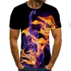 Erkek Tişörtler Moda T-Shirt 3D Erkekler/Kadınlar Komik Hip Hop Guitar Bas Tshirt Baskı Sokak Giyim Müzik Top Suit Çocuk Tişörtlü Harajuku Gömlek