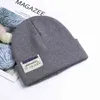 2021 marke Gestrickte Hüte Hut Winter Warme Ski Hüte Männer Frauen Mehrfarbige Skullies Caps Weiche Elastische Kappe Sport Motorhaube J220722