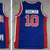 Niestandardowe koszulki do koszykówki Retro Mitchell i Ness 1 Chauncey Billups 3 Ben Wallace 10 Dennis Rodman 11 Isiah Thomas 30 Rasheed Wallace 32 Richard H.