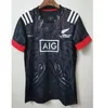 Erkek Tişörtleri Tüm Siyahlar 2022 Zealand Maori Home Shirt Kısa kollu erkek forma