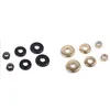 Gym Clothing 4pcs Longboard Skateboard Bushings Washers Cup With Nuts Replacement Parts Trucks High Hardness 2 Colors