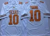 XFLSP NCAA Texas Longhorns 11 SAM Ehlinger 10 Vince Young 34 Ricky Williams 20 Earl Campbell 7 Shane Buechelecollege fotbollströjor