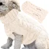 Собачья одежда зимняя теплой кошачий свитер