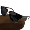 Neue Mode Männer Augenbraue Polarisierte Sonnenbrille UV400 B5504 52-21-145 Rechteckige Metall Plank Vollrand Schutzbrillen Fullset design Fall