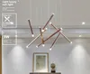 Plafonnier Led au design moderne et minimaliste, luminaire décoratif d'intérieur, idéal pour un Restaurant, un Bar, une entreprise, un café ou un magasin de vêtements