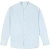 Printemps été col mandarin chemises hommes 100% coton à rayures verticales Texture décontracté SK130126 220322
