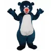 2022 Blue Big Bear Mascot Costume Halloween Outfits Kl￤der handgjorda tecknad karakt￤r Halloween Xmas p￥sk vuxen