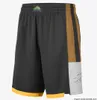 2022 Imprimé Oklahoma Swingman Pantalon Basketball Shorts Thunders Performance Noir