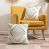 Cushion/Decorative Pillow Nordic Tassels Decorative Cushion Cover Knitted Geometric Sofa Case Handmade Home Decoration For Living Room Bed