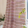 Curtain & Drapes Boho Geometry Floral Cotton Linen Thick With Tassels Curtains For Living Room Kitchen Valance The Luxury RoomCurtain