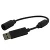 USB Breakaway -kabelbrott kabel med filter för Xbox 360 svart