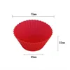 7 cm Silica Gel Liner Backform Cupcake Silikon Muffin Cup Backformen Tassen Kuchen Tassen