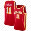 Trae 11 Jovem Jersey Atlanta Hawks Jersey MLK Comemorativa Jersey Spud Deandre Webb Hunter Jerseys Nova Declaração Jerseys