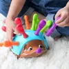 赤ちゃんのおもちゃスピルズグトレーニンググリップ能力juguetesdidacticosプラスチックファインモーターラーニングリソーススパイクヘッジホッグおもちゃ