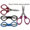 Portátil Dobring Scissor Creative Scissor Ferramentas de tesoura de aço inoxidável Linha de pesca ao ar livre Ferramentas de tesoura